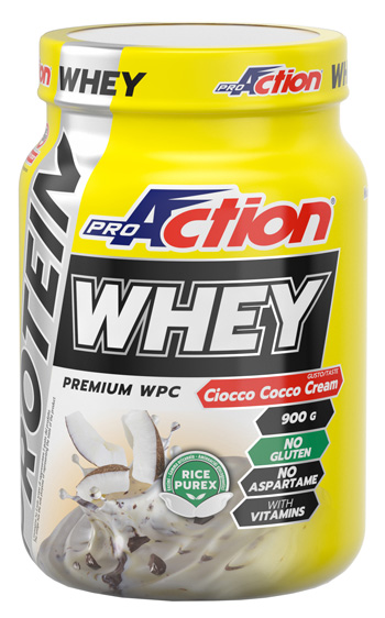PROACTION WHEY CIOCCO COCCO CREAM 900 G - Farmastop