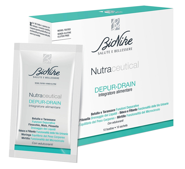 NUTRACEUTICAL DEPUR-DRAIN 10 BUSTINE - Farmastop