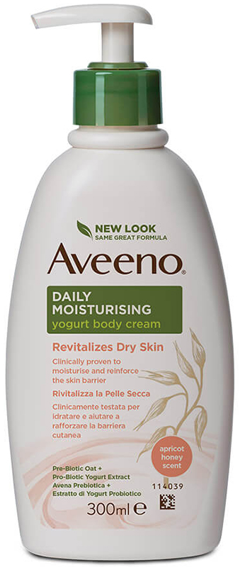 AVEENO CREMA CORPO YOGURT ALBICOCCA&MIELE 300 ML - Farmastop