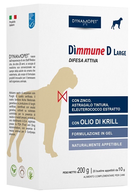 DIMMUNE D LARGE CANI 20 BUSTINE 10 G - Farmastop