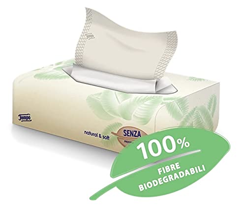 TEMPO BOX FAZZOLETTI NATURAL&SOFT 70 PEZZI - Farmastop