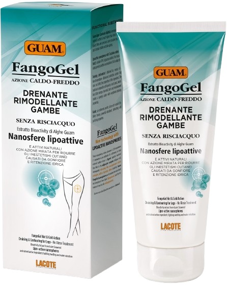 GUAM FANGOGEL DRENANTE RIMODELLANTE GAMBE 200 ML - Farmastop