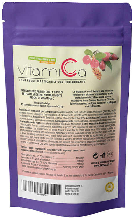 VITAMICA 40 COMPRESSE MASTICABILI - Farmastop