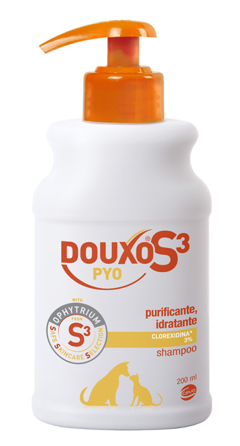 DOUXO S3 PYO SHAMPOO FLACONE 200 ML - Farmastop