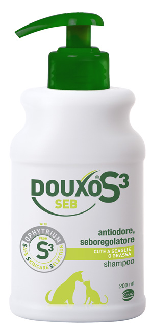 DOUXO S3 SEB SHAMPOO FLACONE 200 ML - Farmastop