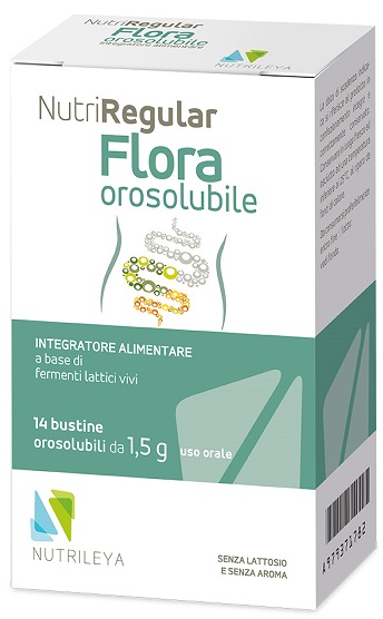 NUTRIREGULAR FLORA 14 BUSTINE OROSOLUBILI - Farmastop