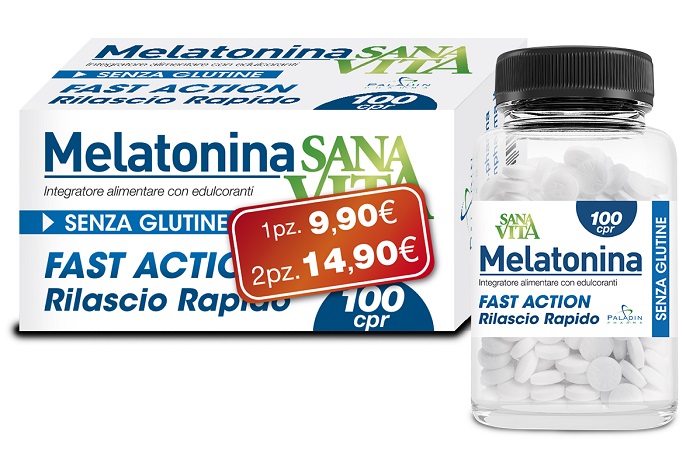 SANAVITA MELATONINA 100 COMPRESSE - Farmastop