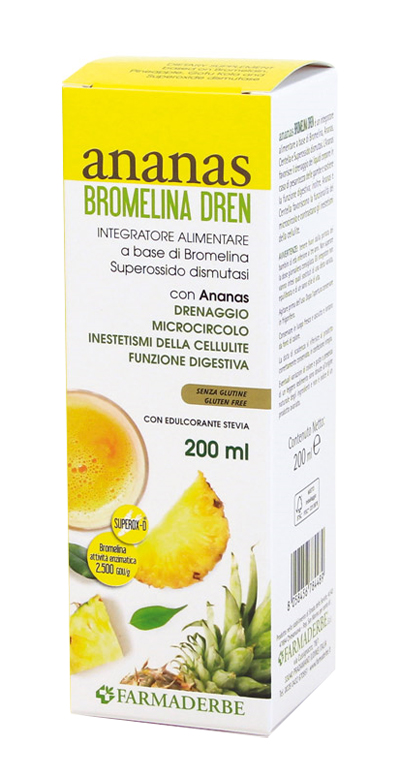 ANANAS BROMELINA DREN 200 ML - Farmastop