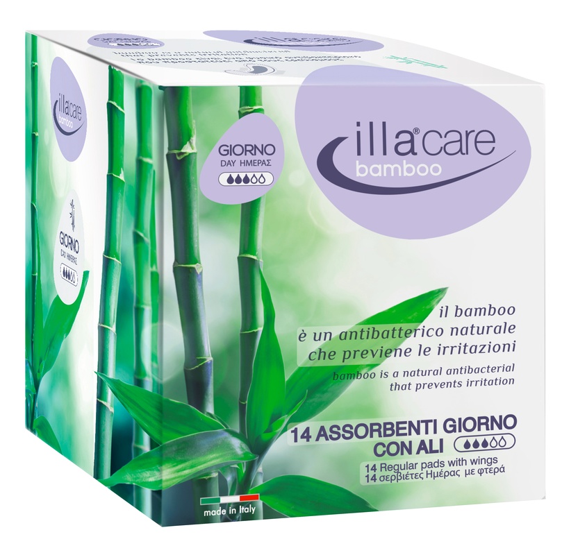 ILLA CARE BAMBOO ASSORBENTE GIORNO 14 PEZZI - Farmastop