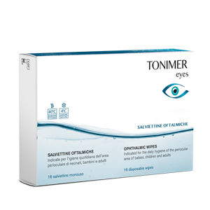 TONIMER EYES SALVIETTINE OFTALMICHE 16 PEZZI - Farmastop