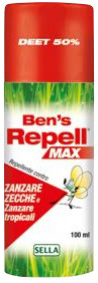 BEN'S REPELLENTE BIOCIDA 50% 100 ML - Farmastop
