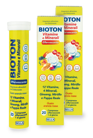 BIOTON VITAMINE+MINERALI 2 FLACONI DA 20 COMPRESSE OFFERTA SPECIALE - Farmastop