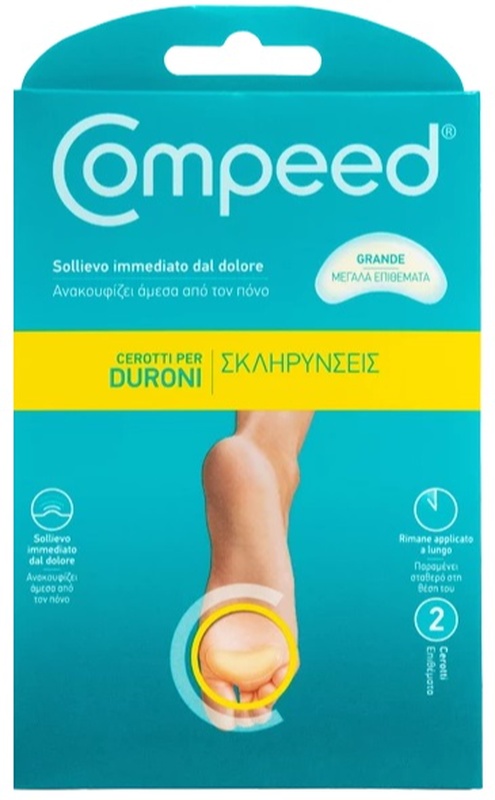 COMPEED CEROTTI PER DURONI LARGO 2 PEZZI - Farmastop