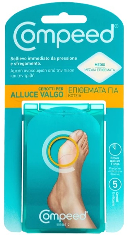 COMPEED CEROTTI PER ALLUCE VALGO 5 PEZZI - Farmastop