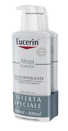 EUCERIN BIPACCO ATOPI OLIO DETERGENTE 400 ML - Farmastop
