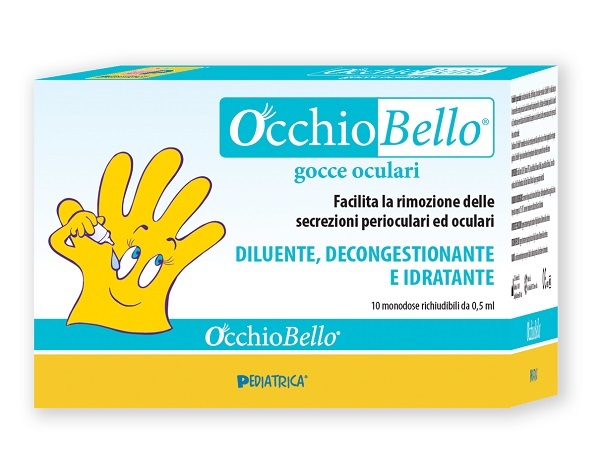 OCCHIOBELLO GOCCE OCULARI 10 FLACONCINI MONODOSE RICHIUDIBILI DA 0,5 ML - Farmastop