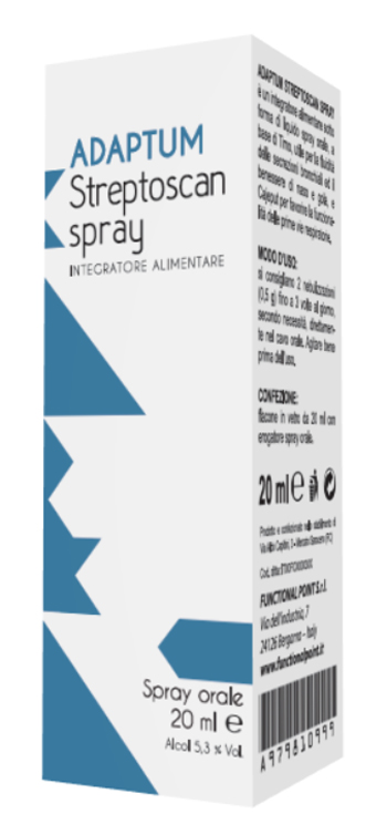 ADAPTUM STREPTOSCAN SPRAY 20 ML - Farmastop