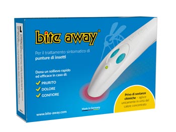BITE AWAY DISPOSITIVO ELETTRONICO PER IL TRATTAMENTO DELLE PUNTURE DI INSETTI - Farmastop