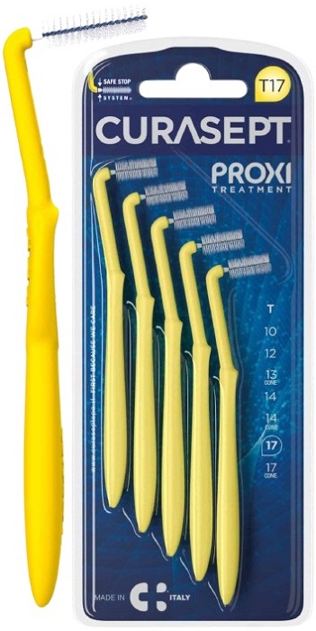 CURASEPT PROXI ANGLE T17 GIALLO/YELLOW 5 PEZZI - Farmastop