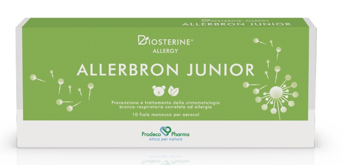 BIOSTERINE ALLERGY ALLERBRON JUNIOR 10 FIALE DA 5 ML - Farmastop