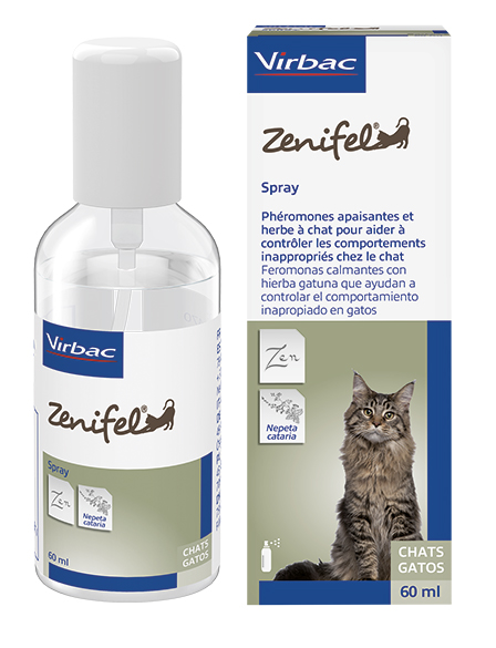 ZENIFEL SPRAY FEROMONI CALMANTI GATTO 60 ML - Farmastop