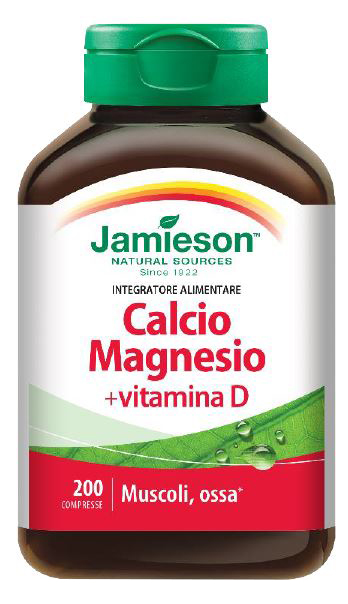JAMIESON CALCIO MAGNESIO CON VITAMINA D 200 COMPRESSE - Farmastop