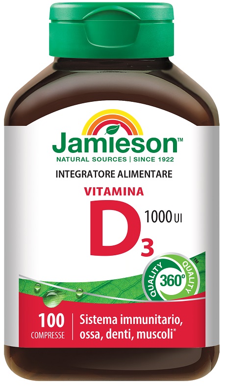 JAMIESON VITAMINA D3 1000 100 COMPRESSE - Farmastop