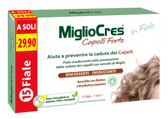 MIGLIOCRES CAPELLI FORTE FIALE 105 ML - Farmastop