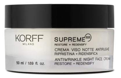 KORFF SUPREME CREMA NOTTE ANTIRUGHE 50 ML - Farmastop