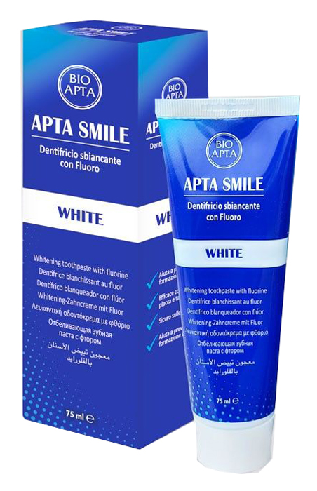 APTASMILE DENTIFRICIO SBIANCANTE 75 ML - Farmastop