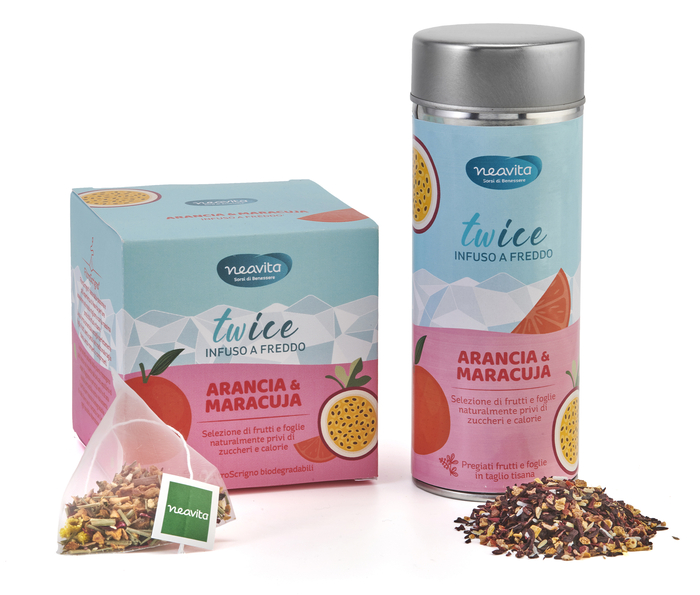 INFUSO TWICE ARANCIA E MARACUJA FILTROSCRIGNO 15 FILTRI 3,5 G - Farmastop