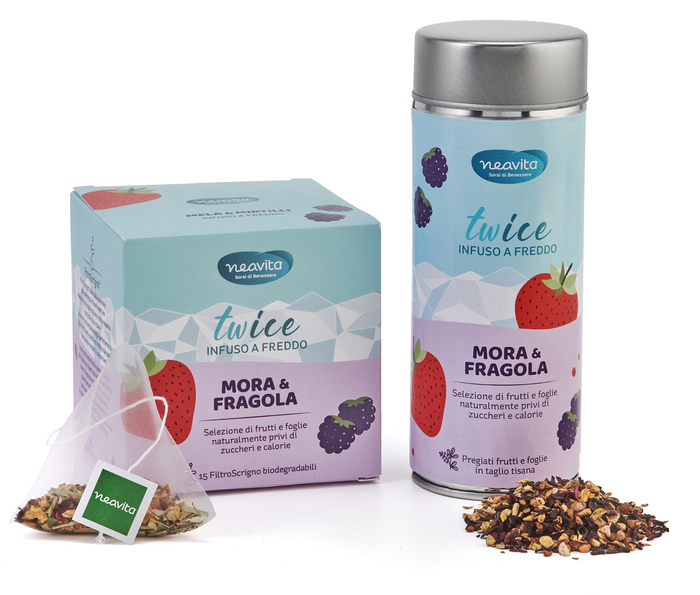 INFUSO TWICE MORA E FRAGOLA FILTROSCRIGNO 15 FILTRI 3,5 G - Farmastop