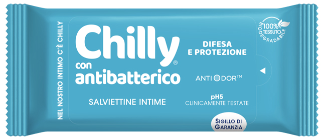 CHILLY SALVIETTE ANTIBATTERICHE 12 PEZZI - Farmastop