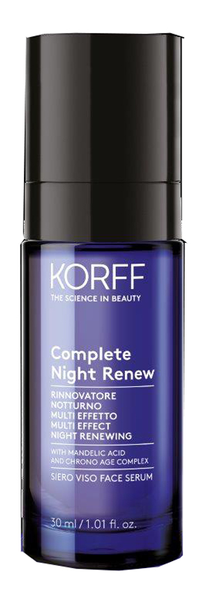 KORFF COMPLETE NIGHT RENEW SIERO NOTTE 30 ML - Farmastop