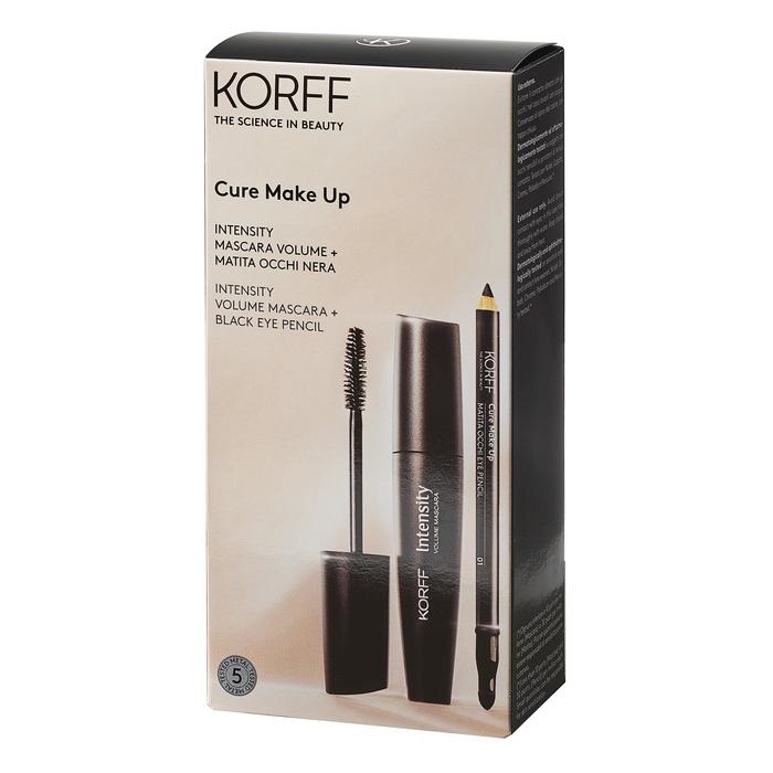 KORFF CURE MAKE UP MASCARA INTENSITY + MATITA OCCHI NERA - Farmastop