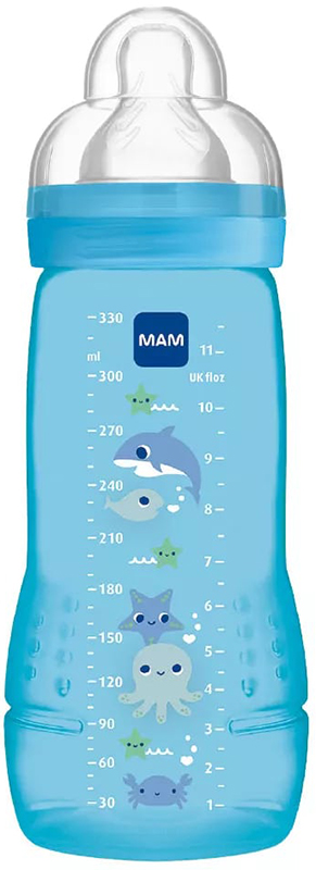 MAM EASY ACTIVE BIBERON 4+ 330 ML TETTARELLA 3 MASCHIO - Farmastop