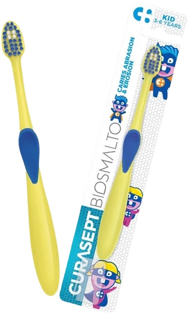 CURASEPT SPAZZOLINO BIOSMALTO KIDS 3-6 ANNI - Farmastop