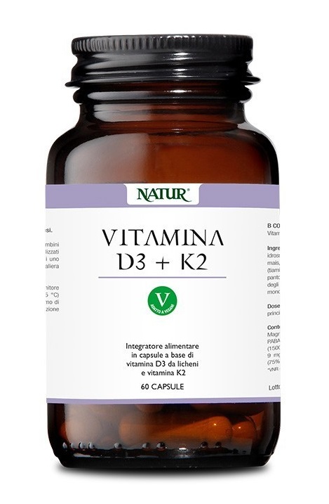 VITAMINA D3+K2 60 CAPSULE - Farmastop