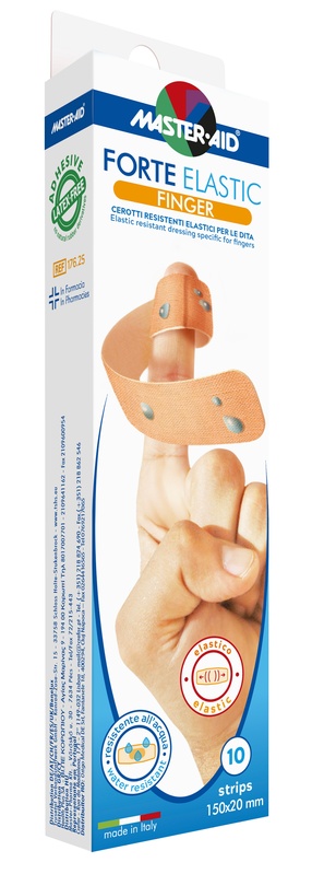 CEROTTO MASTER AID ELATIC FINGER 10 PEZZI - Farmastop