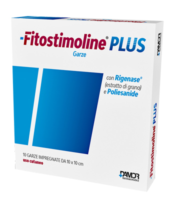 GARZA FITOSTIMOLINE PLUS 10 X 10 CM - Farmastop