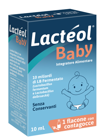 LACTEOL BABY FLACONE CON CONTAGOCCE 10 ML - Farmastop