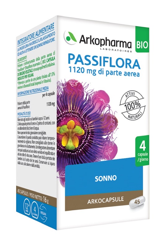 ARKO CAPSULE PASSIFLORA 45 CAPSULE BIO - Farmastop