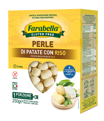 FARABELLA PERLE PATATE CON RISO 250 G - Farmastop