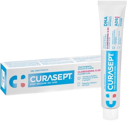CURASEPT DENTIFRICIO 0,05 75 ML ADS+DNA - Farmastop
