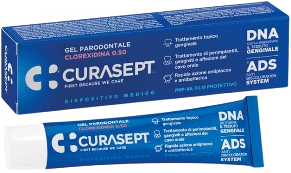 CURASEPT GEL PARODONTALE 0,5% 30 ML ADS + DNA - Farmastop