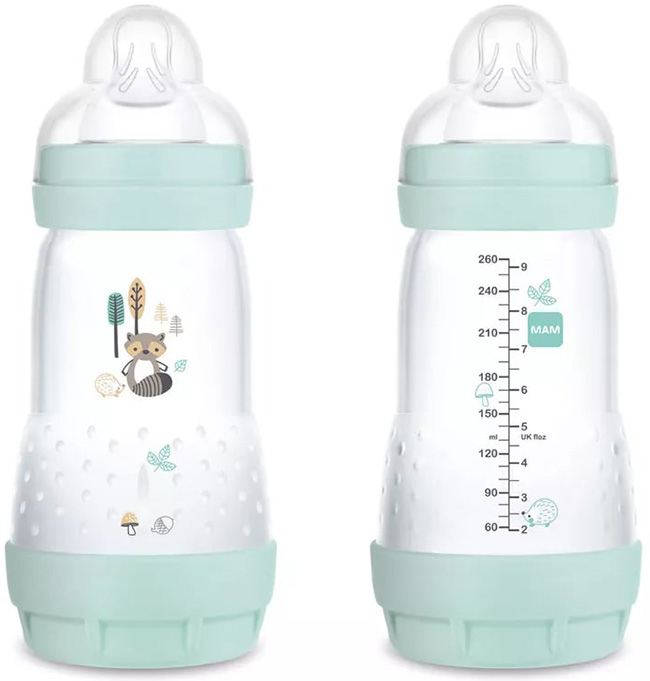 MAM BIBERON EASY START 260ML DOPPIA CONFEZIONE MASCHIO - Farmastop