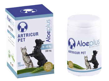 ALOEPLUS ARTRICUR PET CANI/GATTI 0-11 KG 12 G 60 CAPSULE - Farmastop