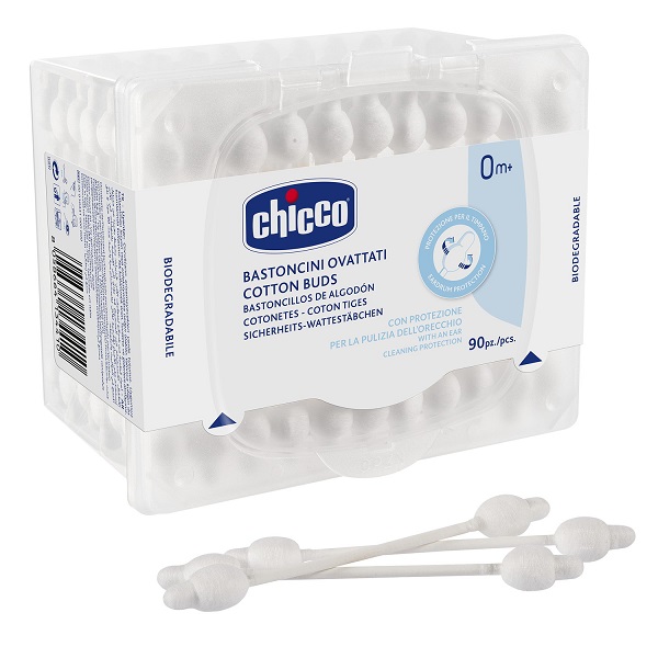CHICCO BASTONCINI COTONATI 90 PEZZI - Farmastop