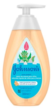 JOHNSONS BABY PURE PROTECT SAPONE MANI BAMBINI 300 ML - Farmastop