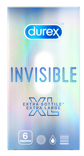 PROFILATTICO DUREX INVISIBLE XL 6 PEZZI - Farmastop